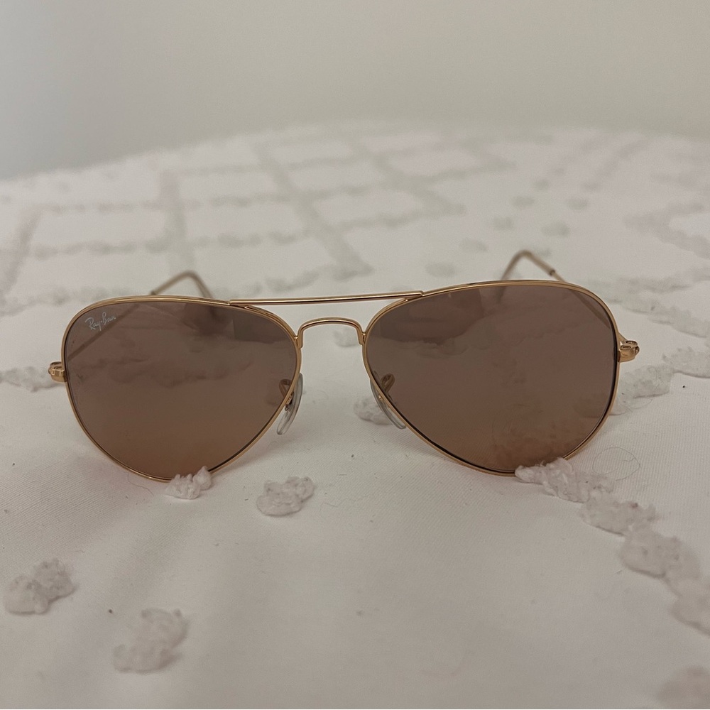 Rayban Aviator Gold/Brown